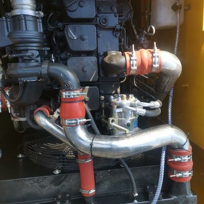 कमिन्स इंजन के साथ 2200rpm व्हील वाला मिनी एक्सकेवेटर बकेट व्हील एक्सकेवेटर