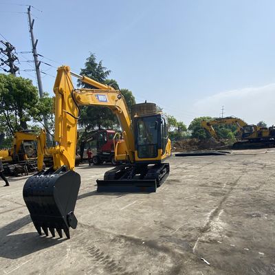 2200kw मिनी क्रॉलर खुदाई पीला रंग माइक्रो मिनी खुदाई