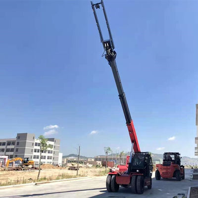 रिजिड सस्पेंशन टेलिस्कोपिक टेलीहैंडलर 10ton रियर व्हील स्टीयरिंग