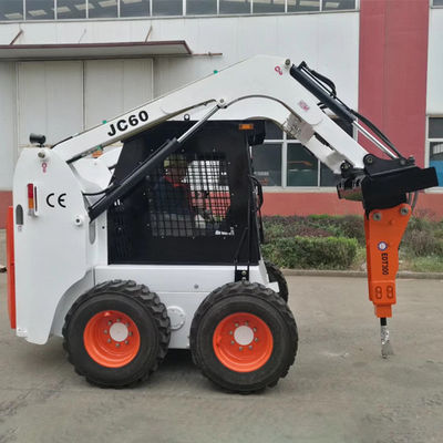 निर्माण के लिए CE छोटा स्किड स्टीयर लोडर 4WD उच्च क्षमता