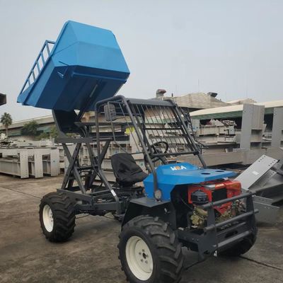 कृषि टायर 11L ईंधन टैंक क्षमता के साथ 2150 मिमी व्हीलबेस पाम ऑयल ट्रैक्टर