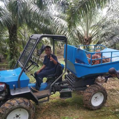 पीटीओ स्पीड 240-1340rpm और कृषि टायर के साथ पाम तेल बागानों के लिए ओपन कैब ट्रैक्टर