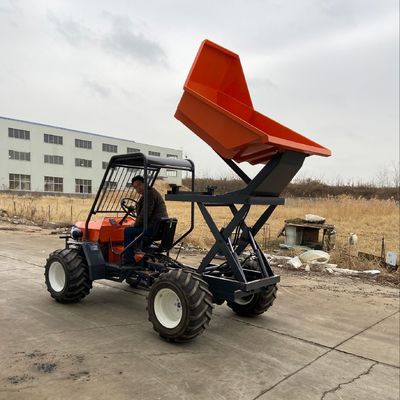 4 व्हील ड्राइव कृषि पाम ऑयल प्लांटेशन डम्पर ट्रैक्टर 14HP