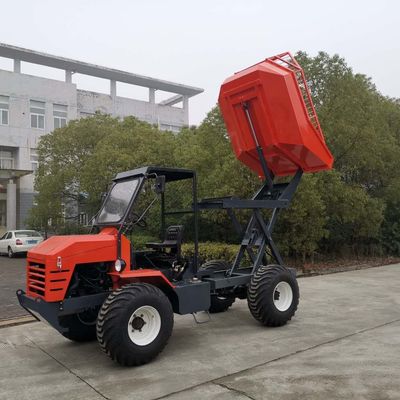 35HP 4*4 व्हील ड्राइव 11L पाम ऑयल हार्वेस्टिंग ट्रैक्टर 4*2 रियर ड्राइव ट्रांसमिशन के साथ