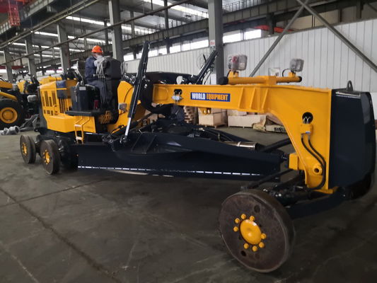 कमिंस 6BT5.9 मोटर ग्रेडर 3658 मिमी ब्लेड लंबाई 135HP फार्मलैंड लेवलिंग के साथ