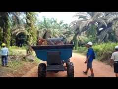 1325 मिमी ओपन कैब पाम ऑयल हार्वेस्टिंग मशीन वजन 1250 किलोग्राम ग्रेपल के साथ