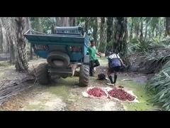 1325 मिमी ओपन कैब पाम ऑयल हार्वेस्टिंग मशीन वजन 1250 किलोग्राम ग्रेपल के साथ