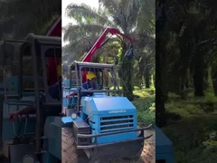 पाम ऑयल प्लांटेशन के लिए मिनी पाम ऑयल ट्रैक्टर मशीन 4*4 व्हील ड्राइव 1325 मिमी ट्रेड चौड़ाई